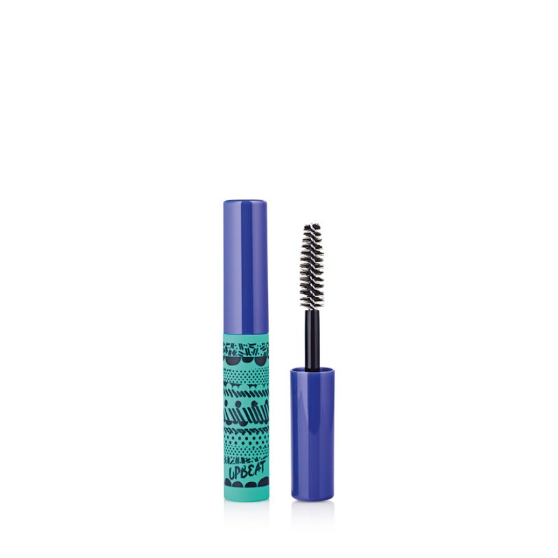 mini cosmetics packaging with innovative fibre mascara brush applicator