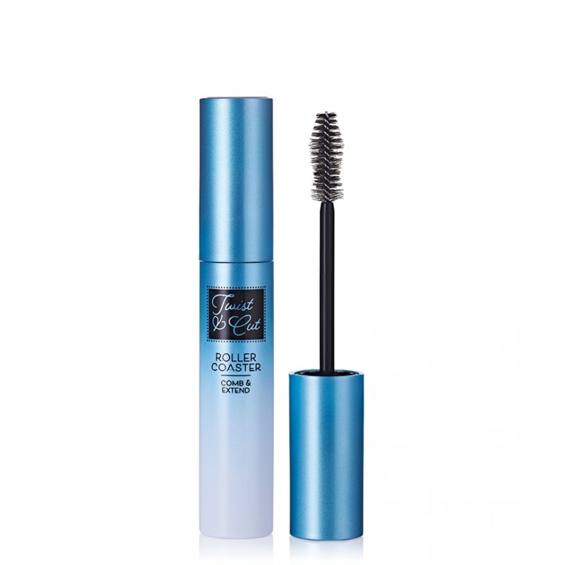 cosmetics packaging with innovative fibre mascara brush applicator