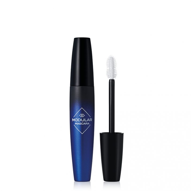 cosmetics packaging with innovative moulded plastic mascara brush applicator