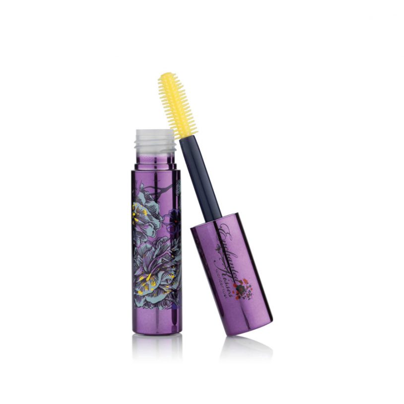 cosmetics packaging with innovative moulded plastic mascara brush applicator