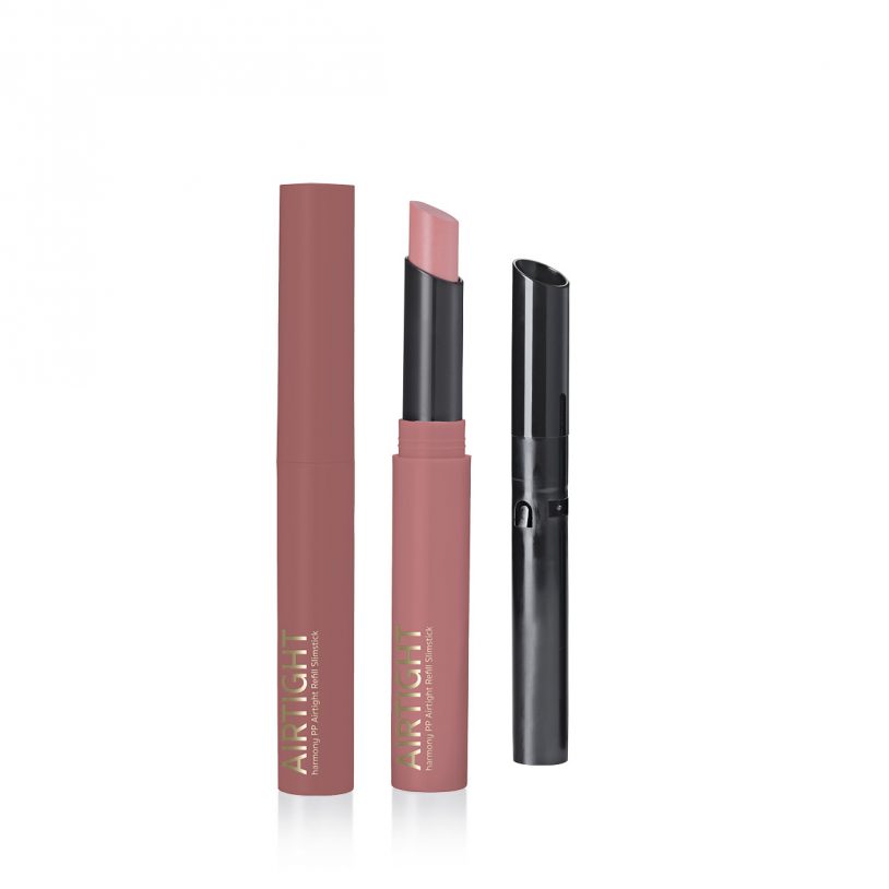 Airtight refillable lipstick packaging