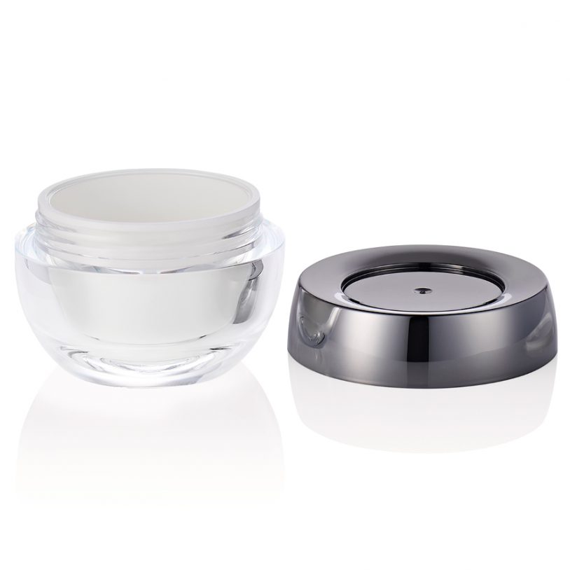 Azure Skincare Jars: A luxury beauty packaging solution.