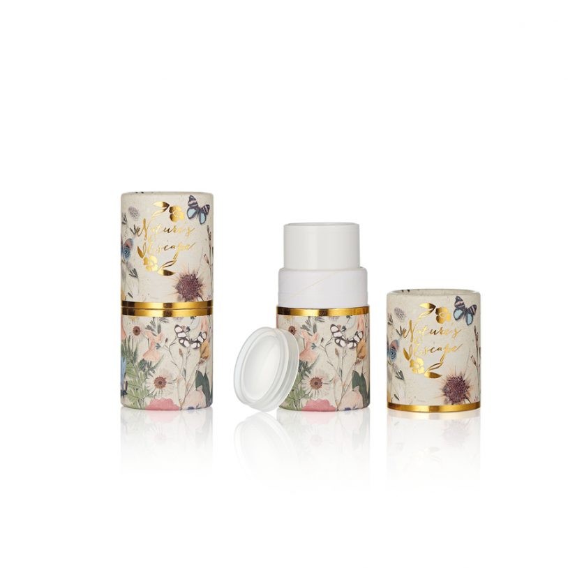 paper lipstick fragrance sustainable eco-friendly packaging container