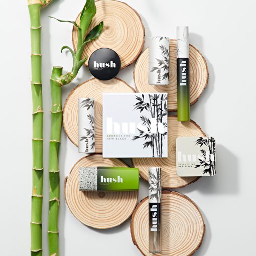 sustainable beauty packaging hush
