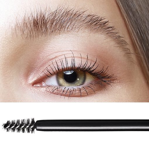 mascara makeup packaging with mini fibre brush for grooming brows