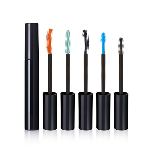 Filler Partnership cosmetics packaging with innovative moulded plastic mascara brush applicator wand