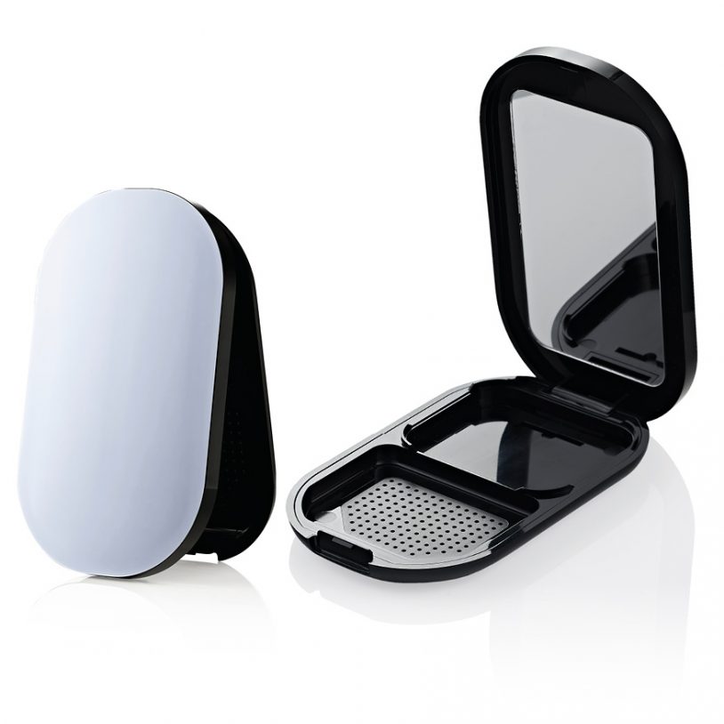 Disco Wet & Dry Compact for beauty and makeup packaging cosmetics
