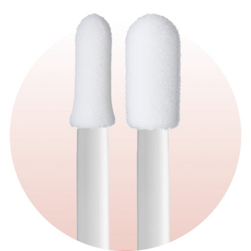 jumbo flocked lip gloss and concealer applicator by HCP Packaging
