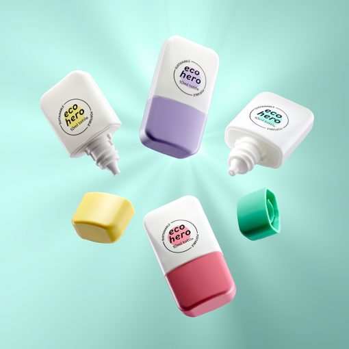 Sustainable bio-based or PCR recycled packaging for skincare and complexion products - supplied by HCP