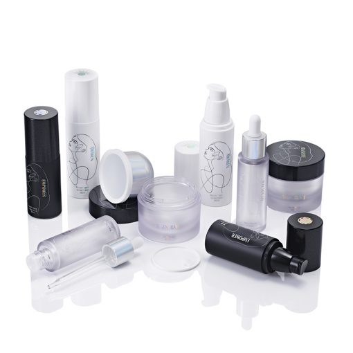 Decorative skincare packaging, pumps, bottles, jars - manufactured by HCP Packaging