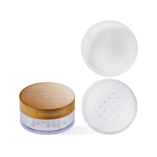 Large loose powder pot packaging for complexion products, finishing powder, mineral foundation - supplied by HCP Packaging