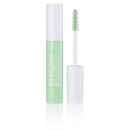 A jumbo, mono-material mascara pack with bio-based fibre brush for volume & curl - supplied by HCP