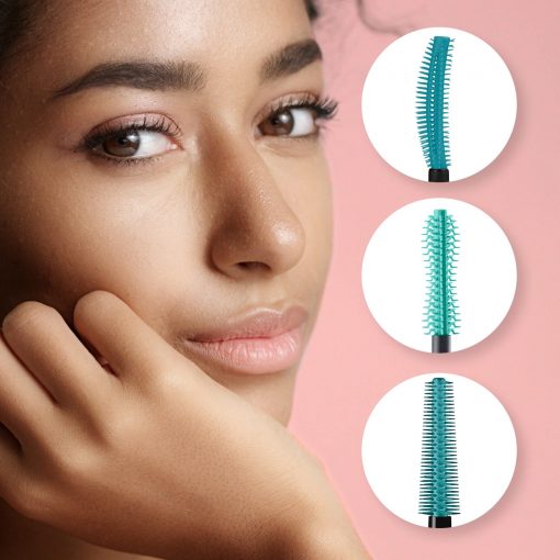 Bio-based zero plastic eco-flexi mascara brushes