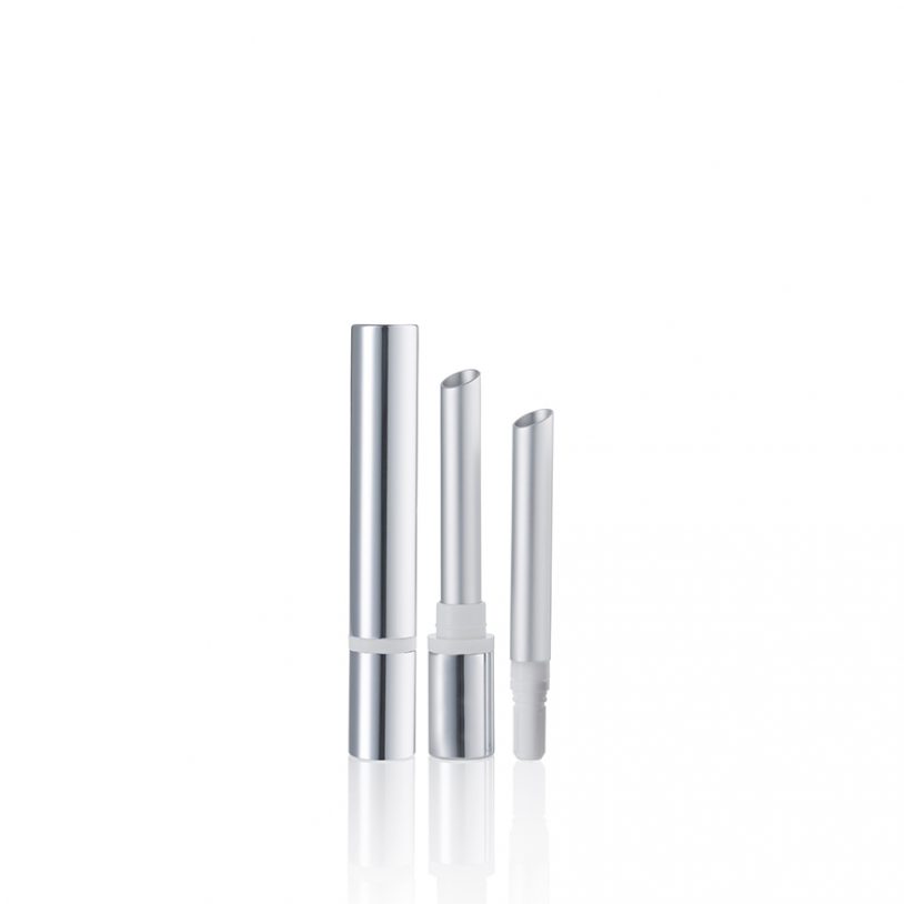 Aluminium refill beauty packaging for lips, eyes or complexion - The Super Slim Round Refill Lipstick by HCP Packaging