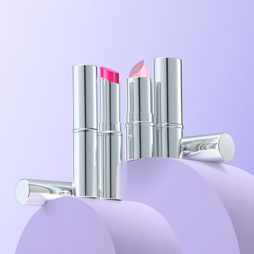 Harmony Luxe all-aluminium mono-material lipstick packaging supplied by HCP