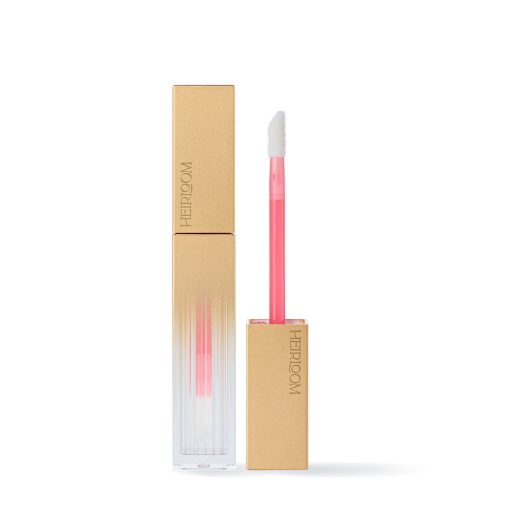 Gold vintage lip gloss packaging manufactured with PCR by HCP
