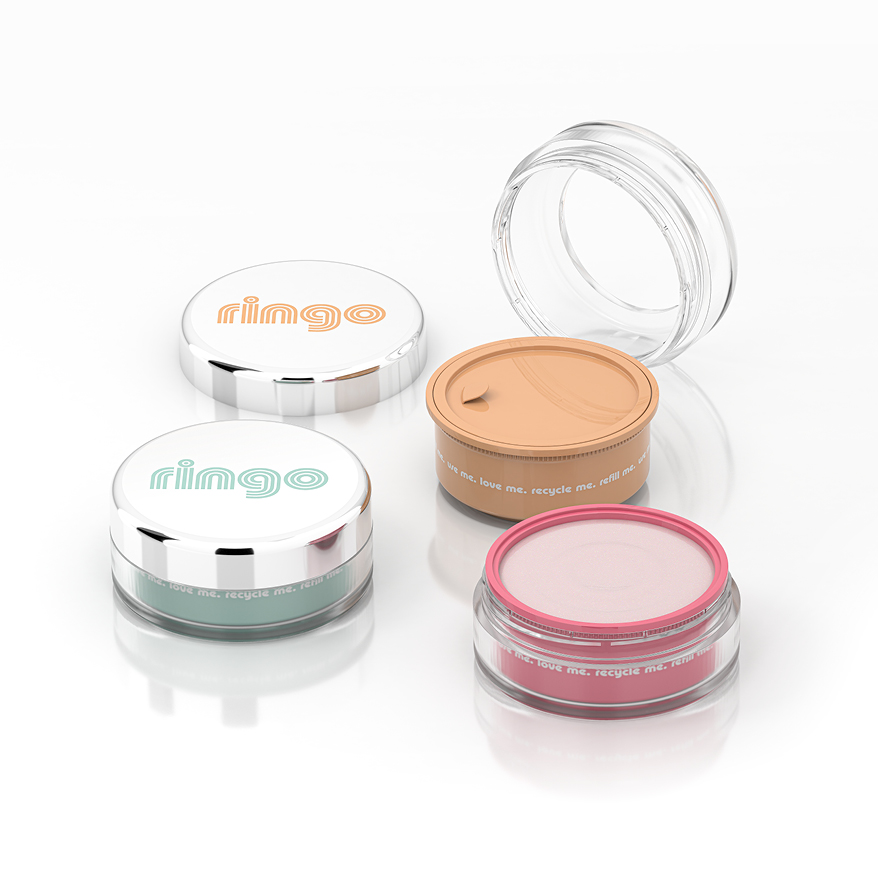 A new refillable skincare jar designed and manufactured by HCP Packaging - with 50ml capacity.