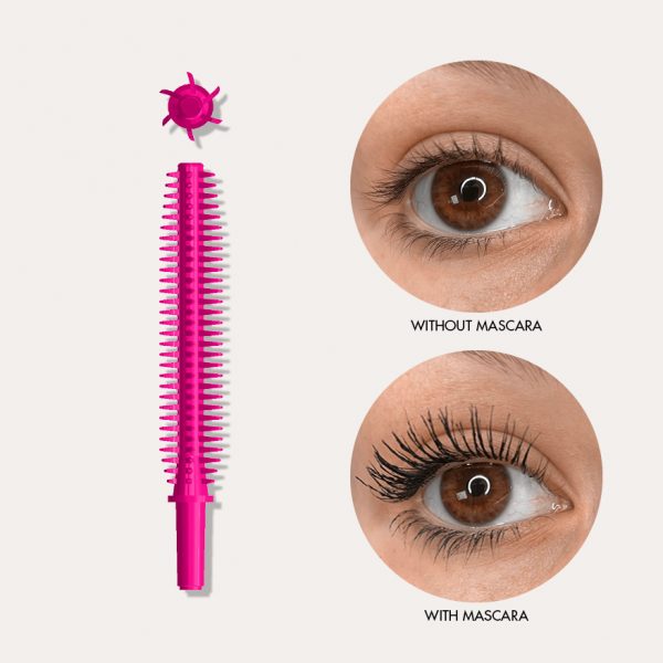 Micro-precision moulded brushes for mascara