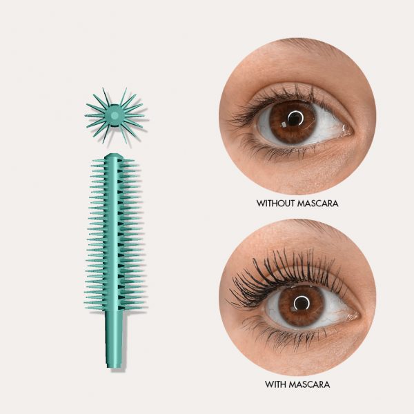 Micro-precision moulded brushes for mascara