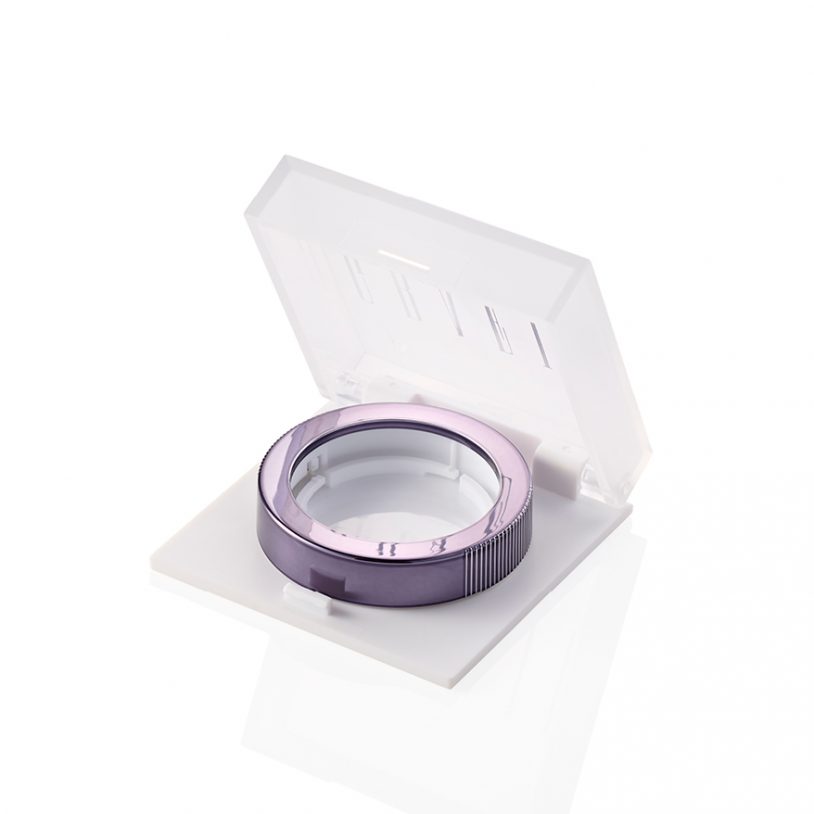 Grafik Square Refill Eyeshadow Compact - mono-material, refillable & recyclable PET makeup packaging by HCP