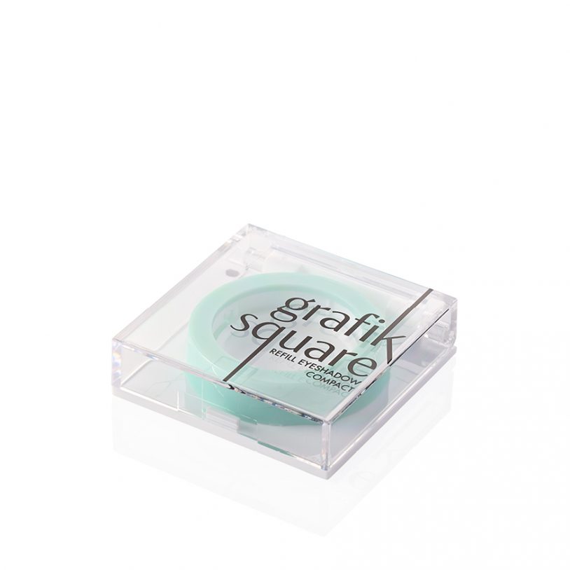 Grafik Square Refill Eyeshadow Compact - mono-material, refillable & recyclable PET makeup packaging by HCP