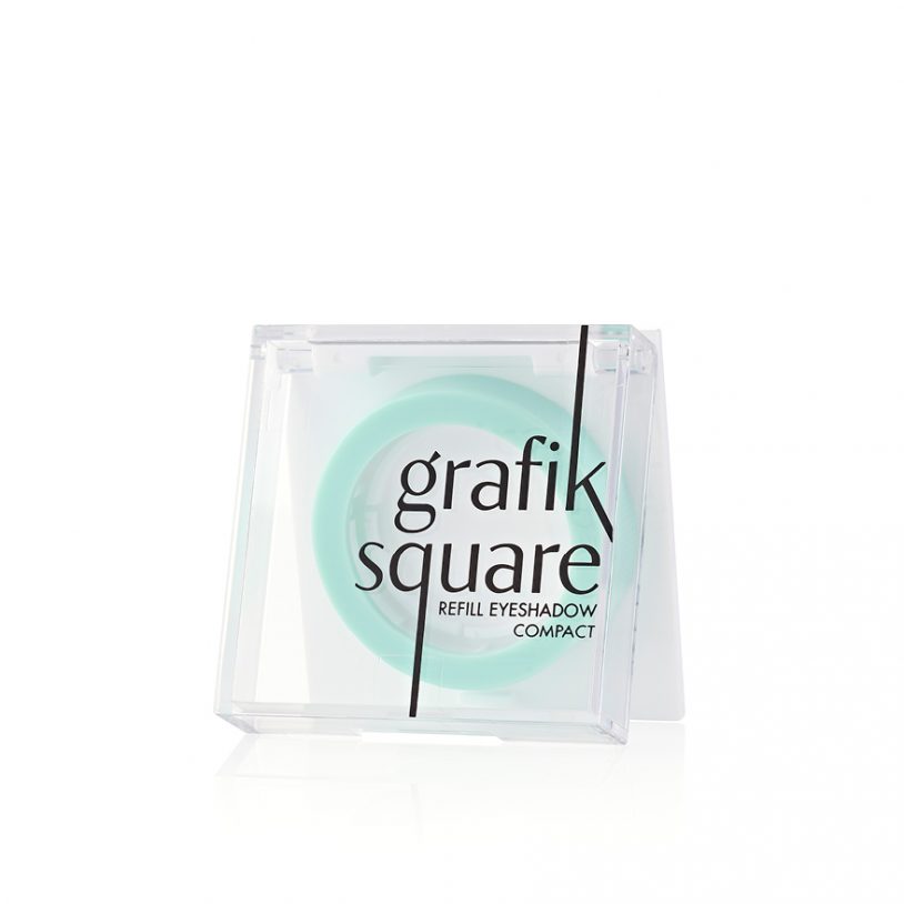 Grafik Square Refill Eyeshadow Compact - mono-material, refillable & recyclable PET makeup packaging by HCP