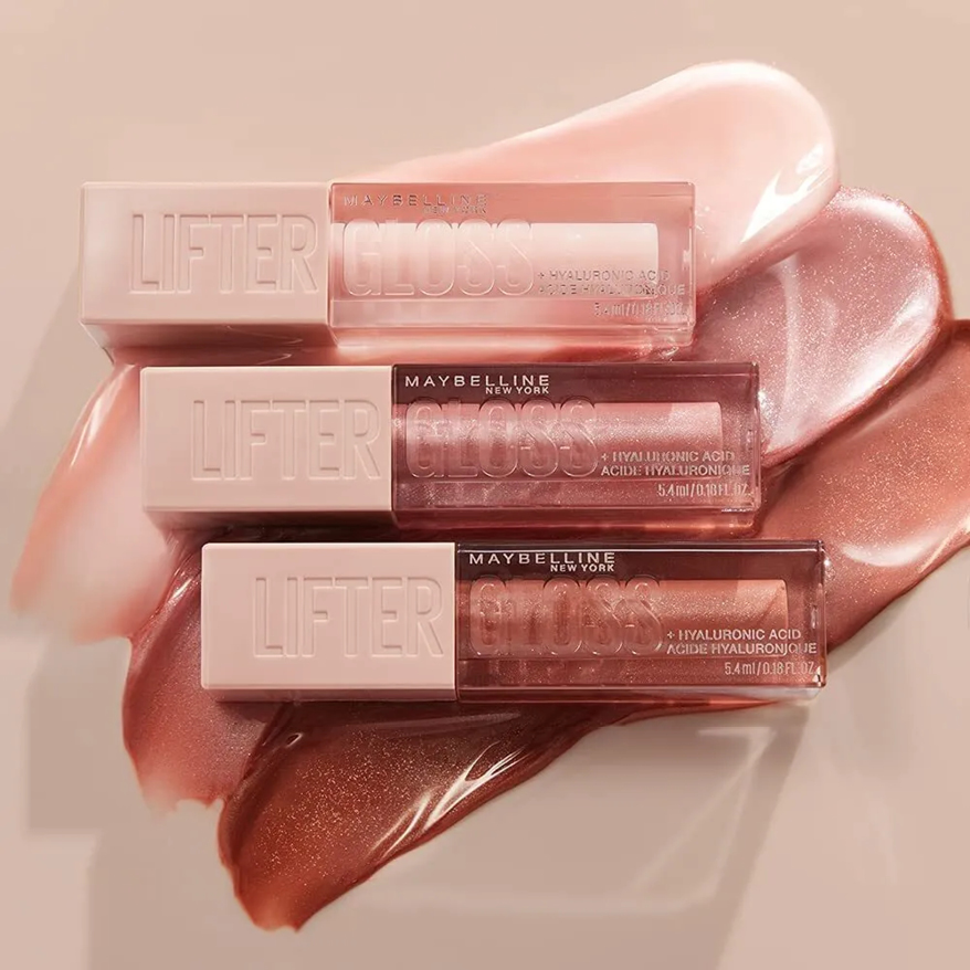 Custom lip gloss packaging manufactured by HCP for Maybelline Lifter Gloss