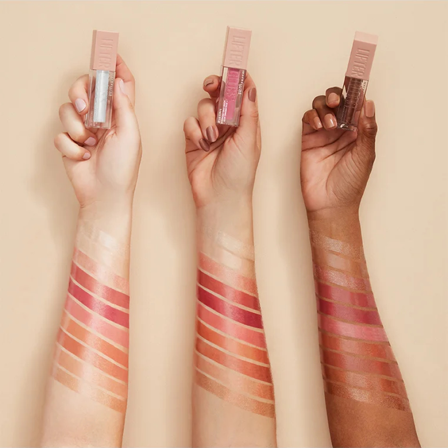Custom lip gloss packaging manufactured by HCP for Maybelline Lifter Gloss