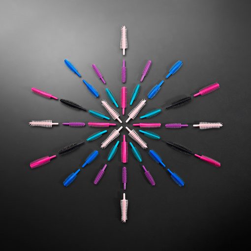 innovative moulded plastic mascara brush applicators