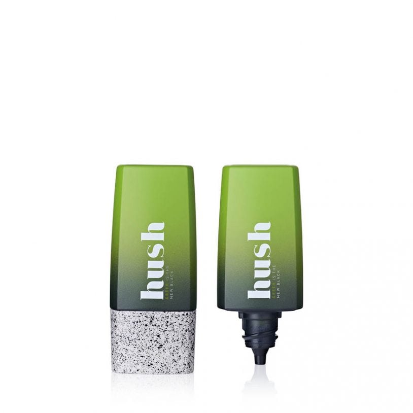 Sustainable mini PCR Eco Astra Tottle beauty packaging for foundation highlighter cosmetics