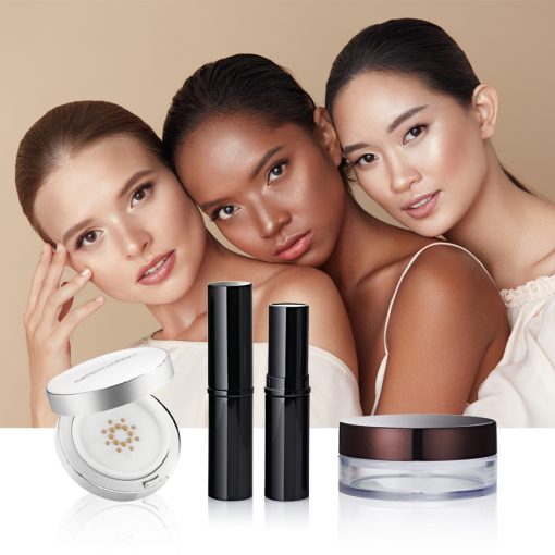 beauty makeup packaging foundation and loose powder