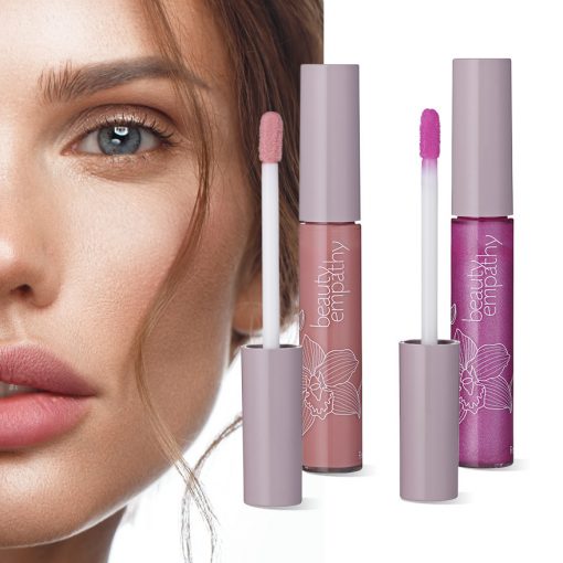 Sustainable PCR beauty and makeup packaging for lip gloss