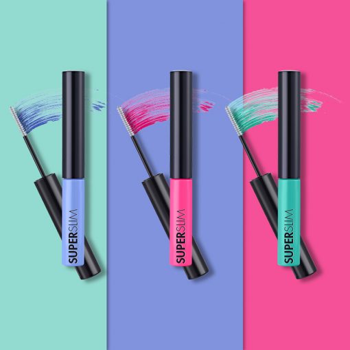 beauty and makeup packaging for mascara with super slim brush