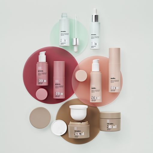 Skincare packaging, pumps, bottles, jars - manufactured by HCP Packaging