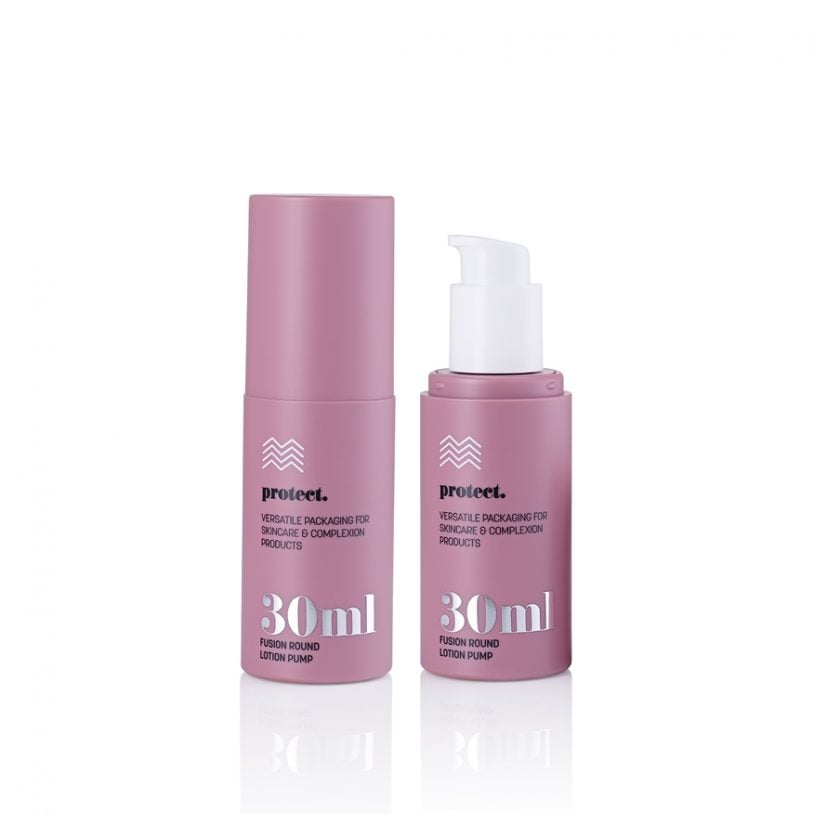 Round Lotion Pump 30ml Skincare Packaging supplied and manufactured by HCP