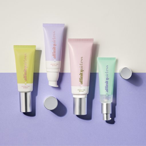 Airless tube packaging for skincare products - supplied by HCP Packaging